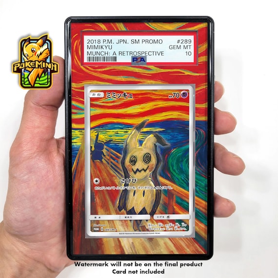 Mimikyu Scream Munch Promo 289 SM-P Custom Pokemon Graded Card Display Case  - Etsy Australia