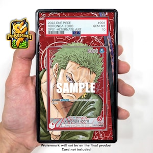 Zoro OP01-001 Anführer Alternate Art Benutzerdefinierte einteilige abgestufte Vitrine