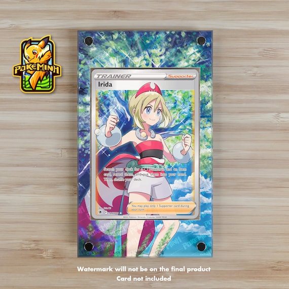 irida pokemon card full art Custom Holographic Full Art Irida Card – PokeOricaSTCG main image 1