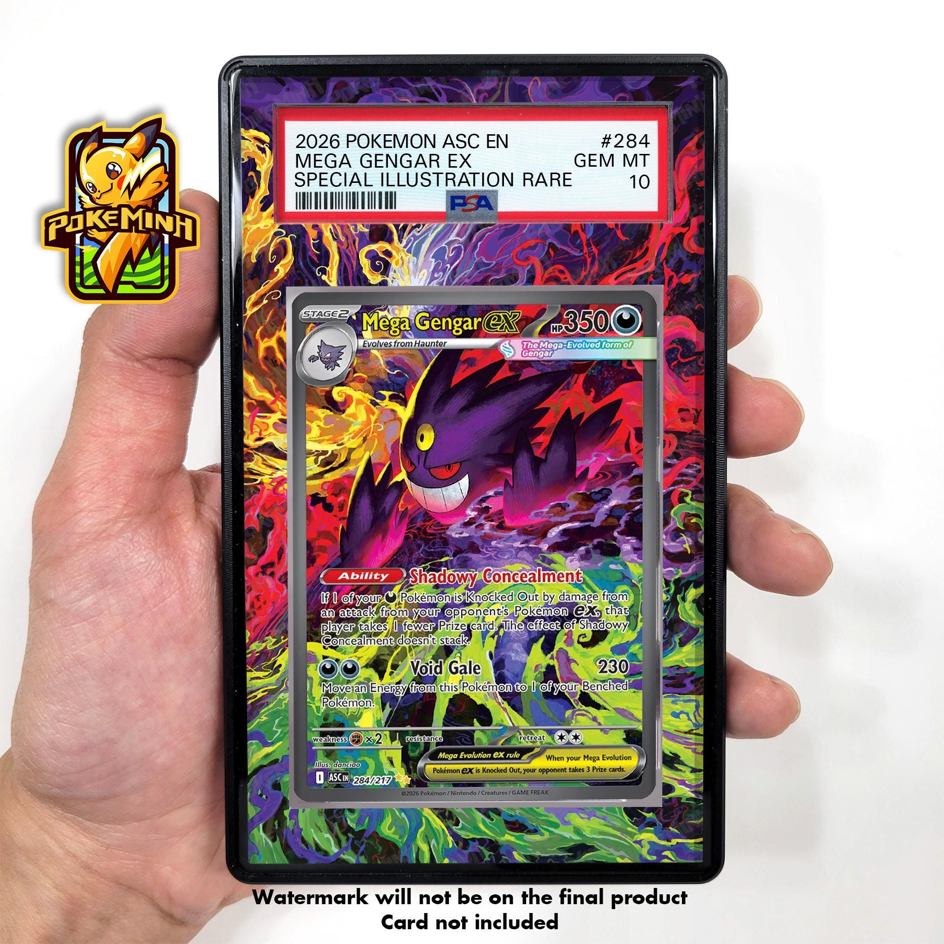 gengar pokemon trading card Ultra Pro: Elite Series Gengar PRO 12-Pocket Zippered Binder main image 1