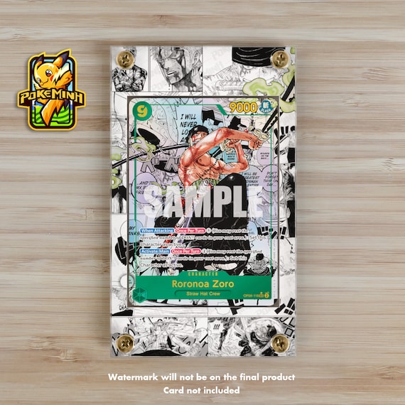 Zoro Manga Custom One Piece Display Case - Etsy