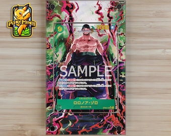Zoro OP06-118 Alternate Art Custom One Piece Display Case