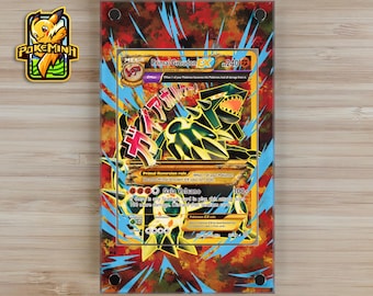 Mega Primal Groudon EX Shiny Custom Pokemon Display Case