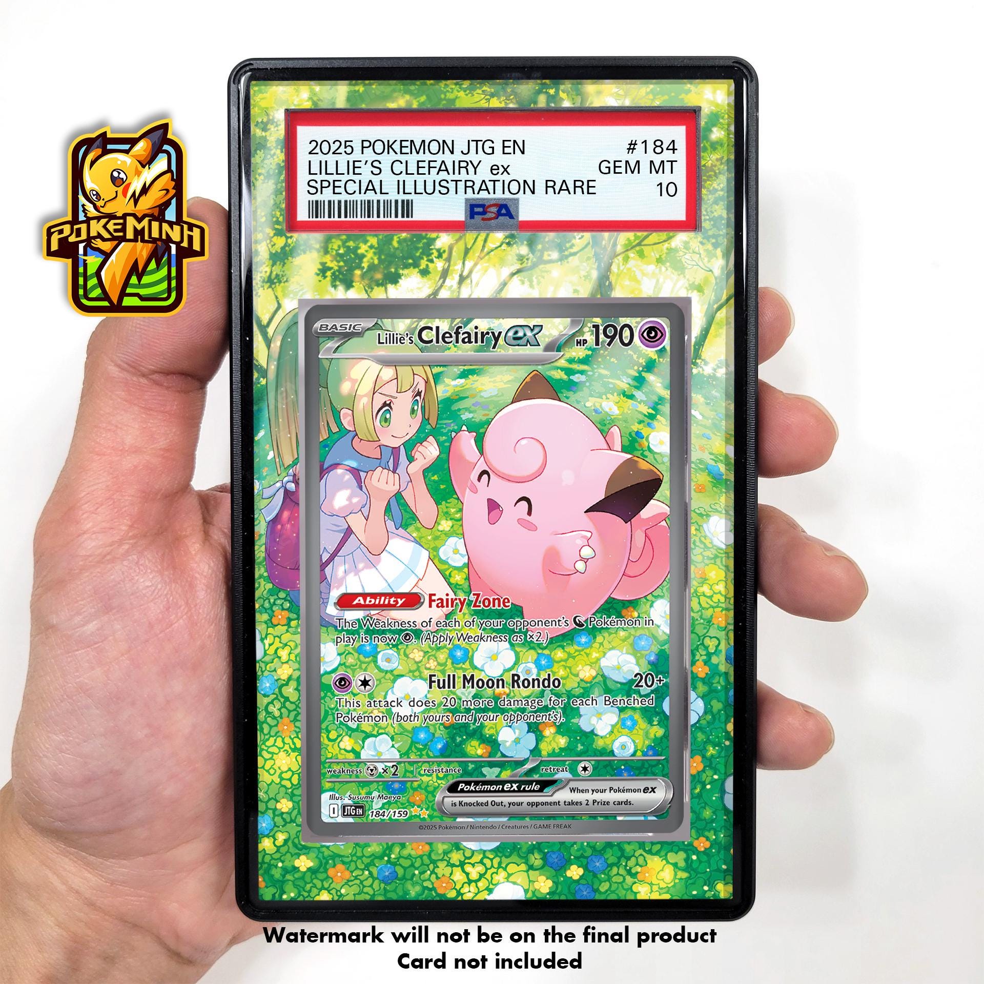 Lillie's Clefairy EX SAR Custom Pokemon Graded Display Case - Etsy Lillie's Clefairy EX SAR Custom Pokemon Graded Display Case - Etsy