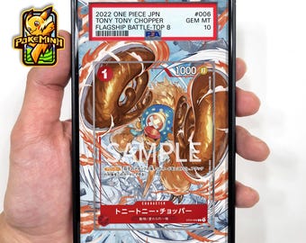 Tony Tony Chopper ST01-006 Flagship Promo Custom One Piece Graded Display Case