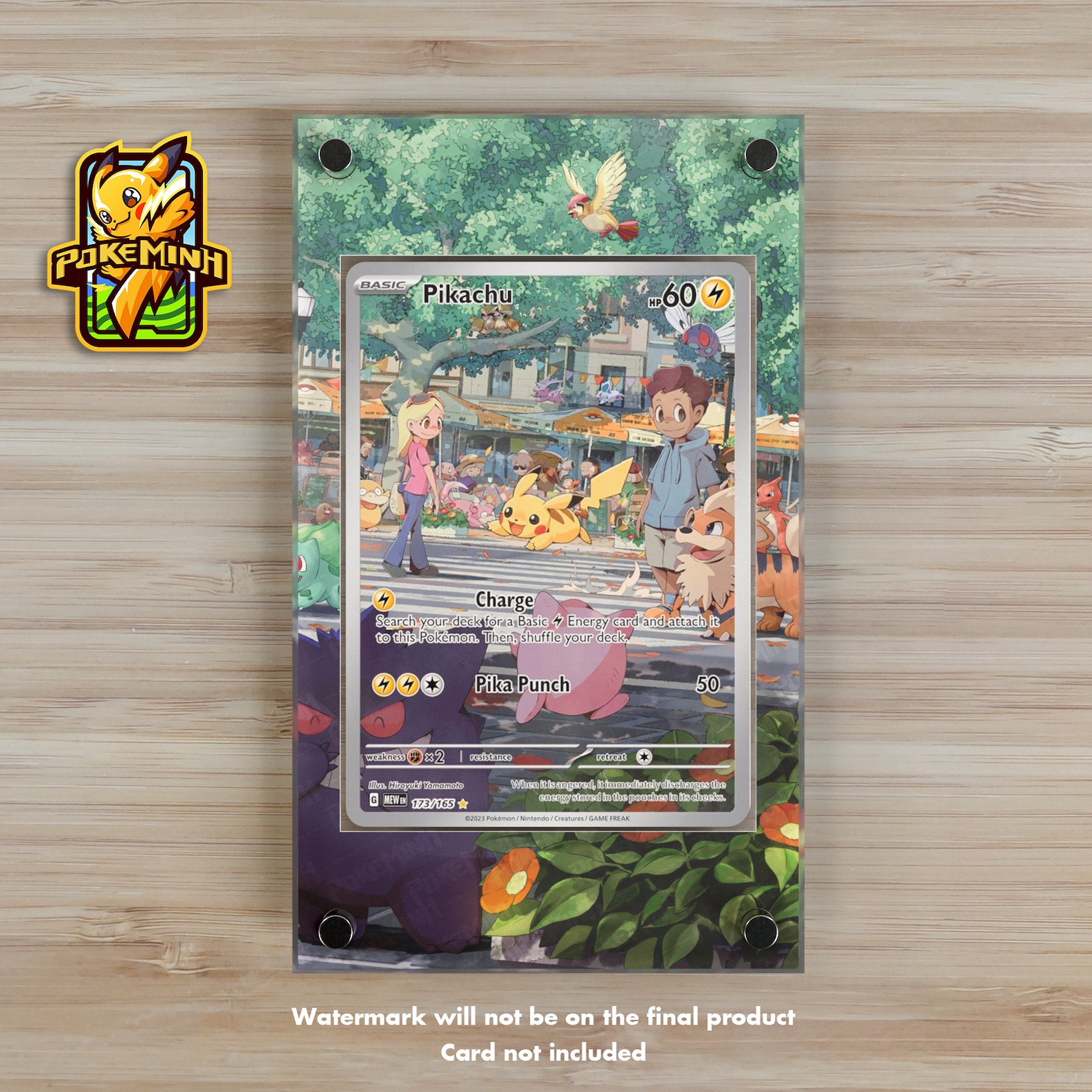 Pikachu AR 151 Custom Pokemon Display Case - Etsy