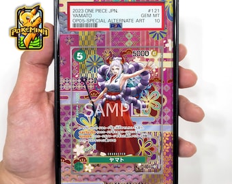Yamato Alternate Art Custom One Piece Graded Vitrine