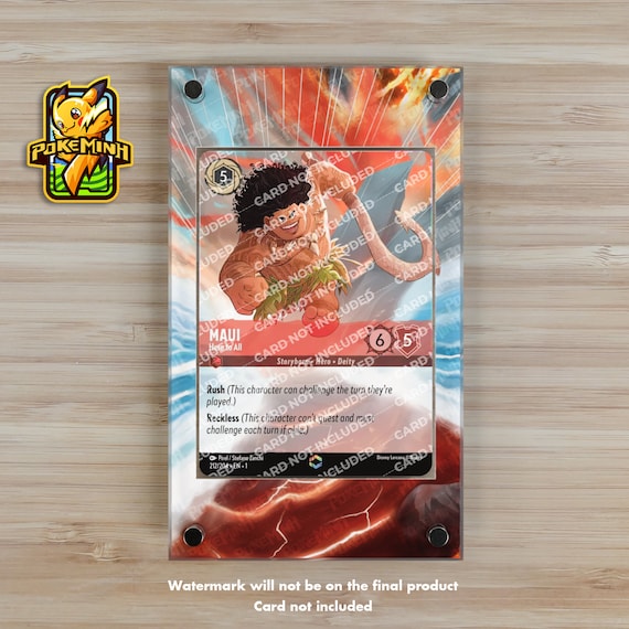maui lorcana card Disney TCG: The First Chapter Neoprene Mat Collector Store LLC Gaming 2023 Disney Lorcana En P1-promo