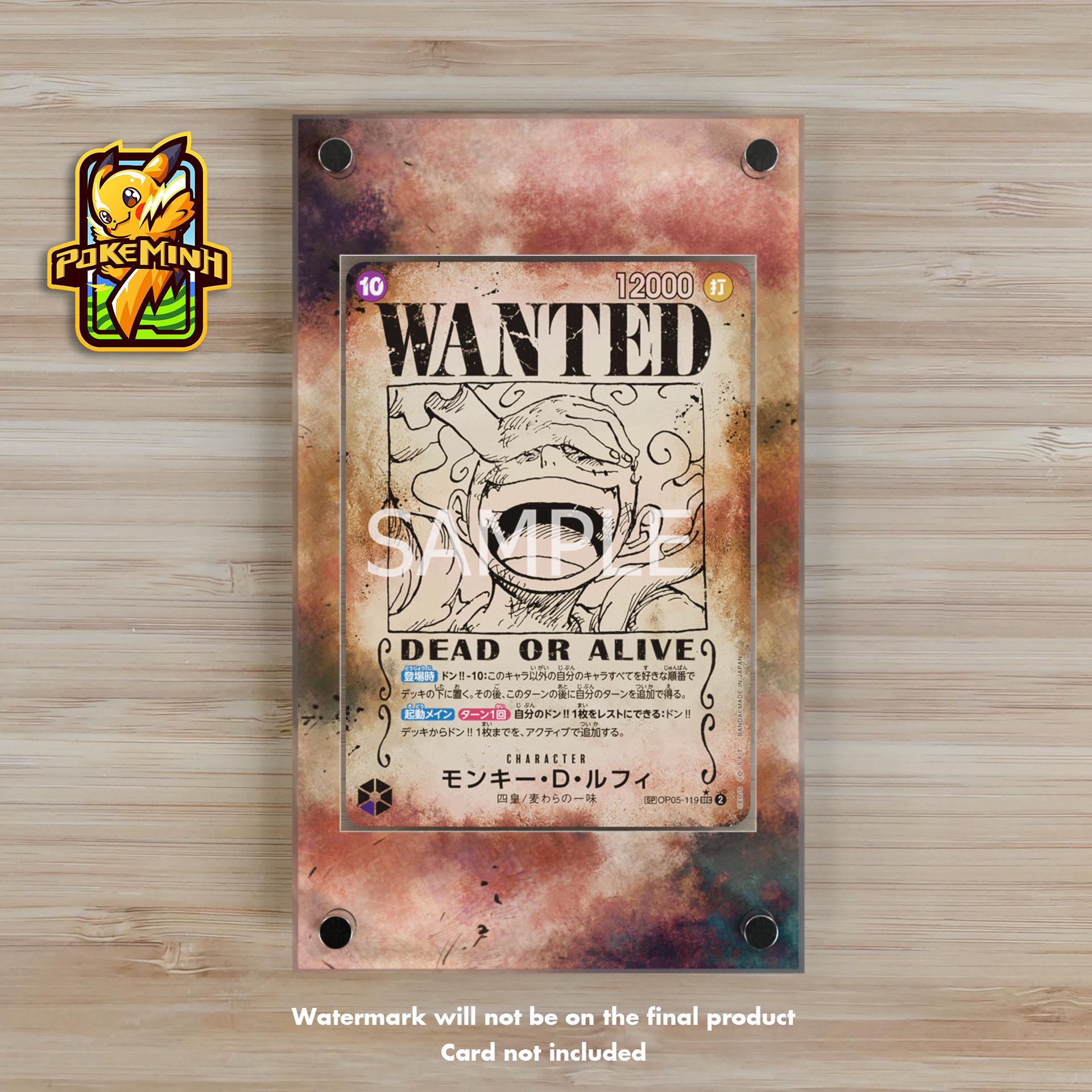 Wanted Poster Custom One Piece Display Case - Etsy