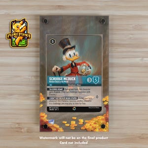 Scrooge McDuck Richest Duck in the World Enchanted Custom Disney Lorcana Display Case