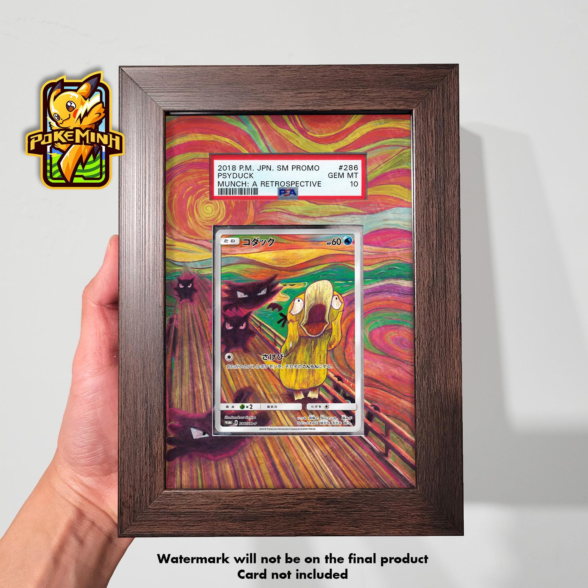 Psyduck Scream Promo 286 SM-P Custom Pokemon Frame - Etsy
