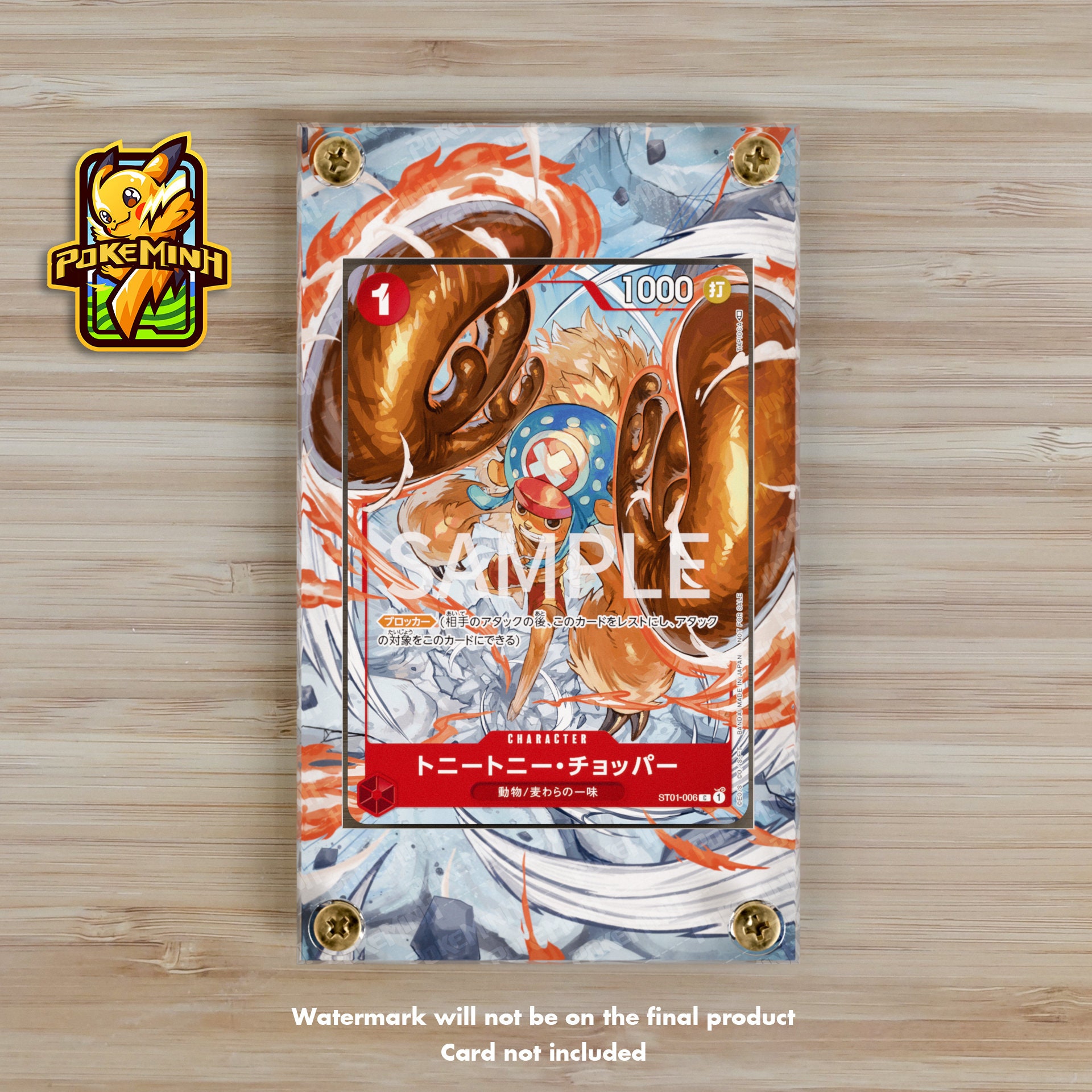 Tony Tony Chopper ST01-006 Flagship Promo Custom One Piece Display