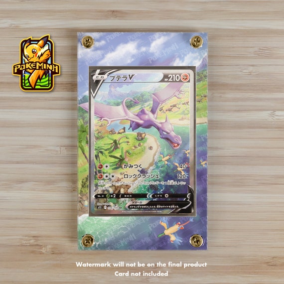 Aerodactyl V Alternate Art Custom Pokemon Card Display Case 