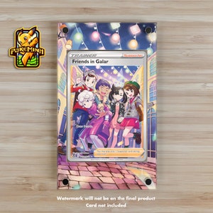 Freunde in Galar Full Art Custom Pokemon Vitrine