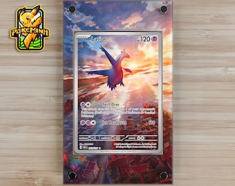 Latias EX SAR Custom Pokemon Display Case