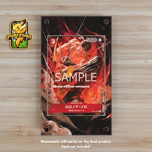 Zoro OP01-025 Alternate Art Individuell gefertigtes einteiliges Vitrinenstück
