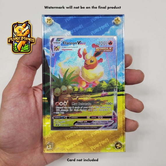 Flareon VMAX Alternate Art Custom Pokemon Display Case - Etsy