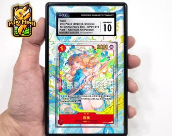 Blue Nami Chinese Anniversary Promo Custom One Piece Graded