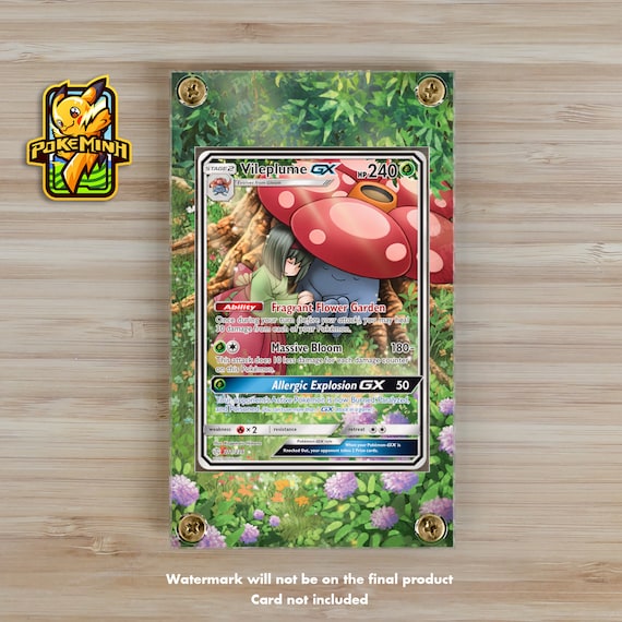 Vileplume GX Alternate Art Custom Pokemon Display Case - Etsy