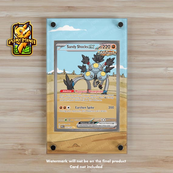 Sandy Shocks EX SAR Custom Pokemon Display Case - Etsy