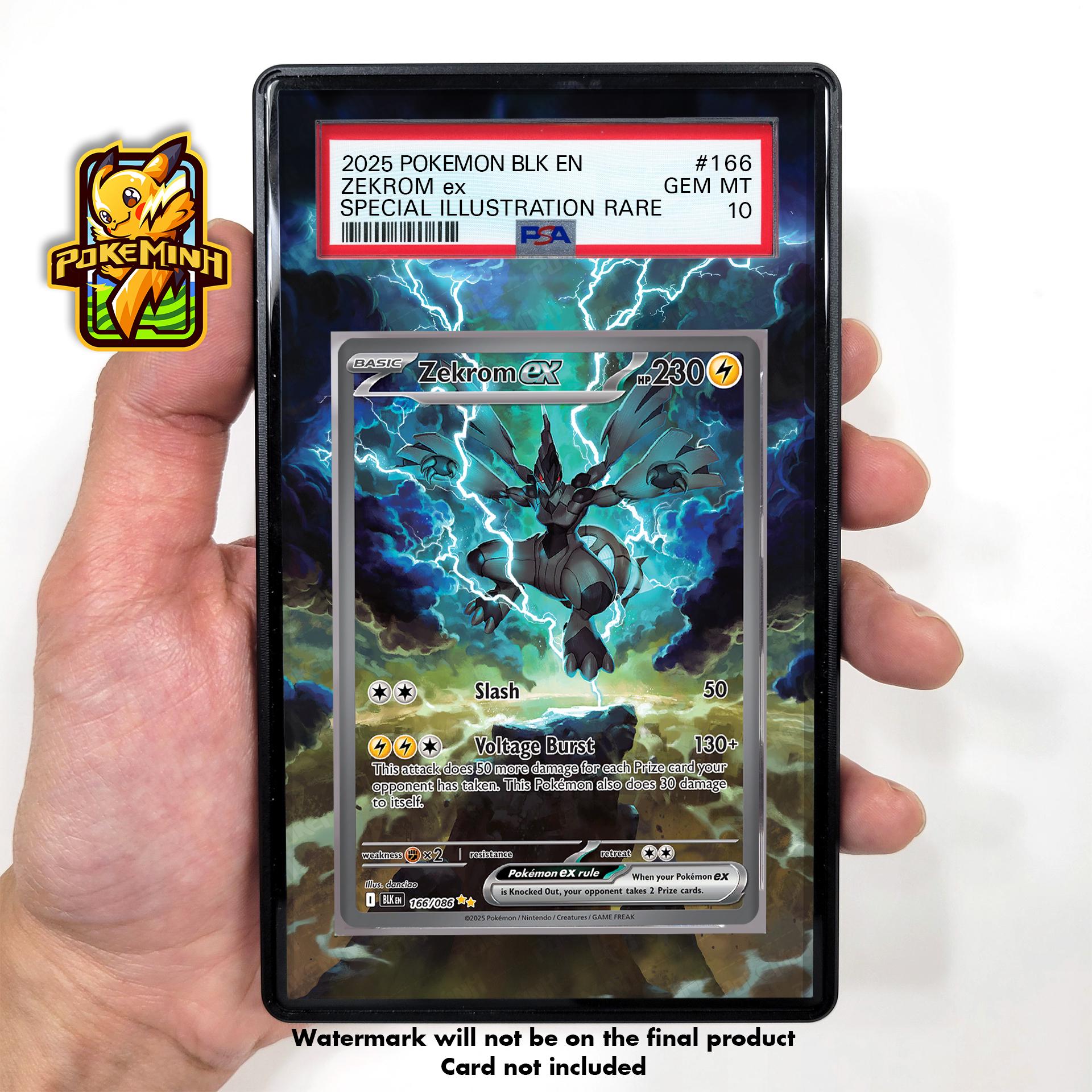 Zekrom EX SAR Custom Pokemon Graded Display Case - Etsy