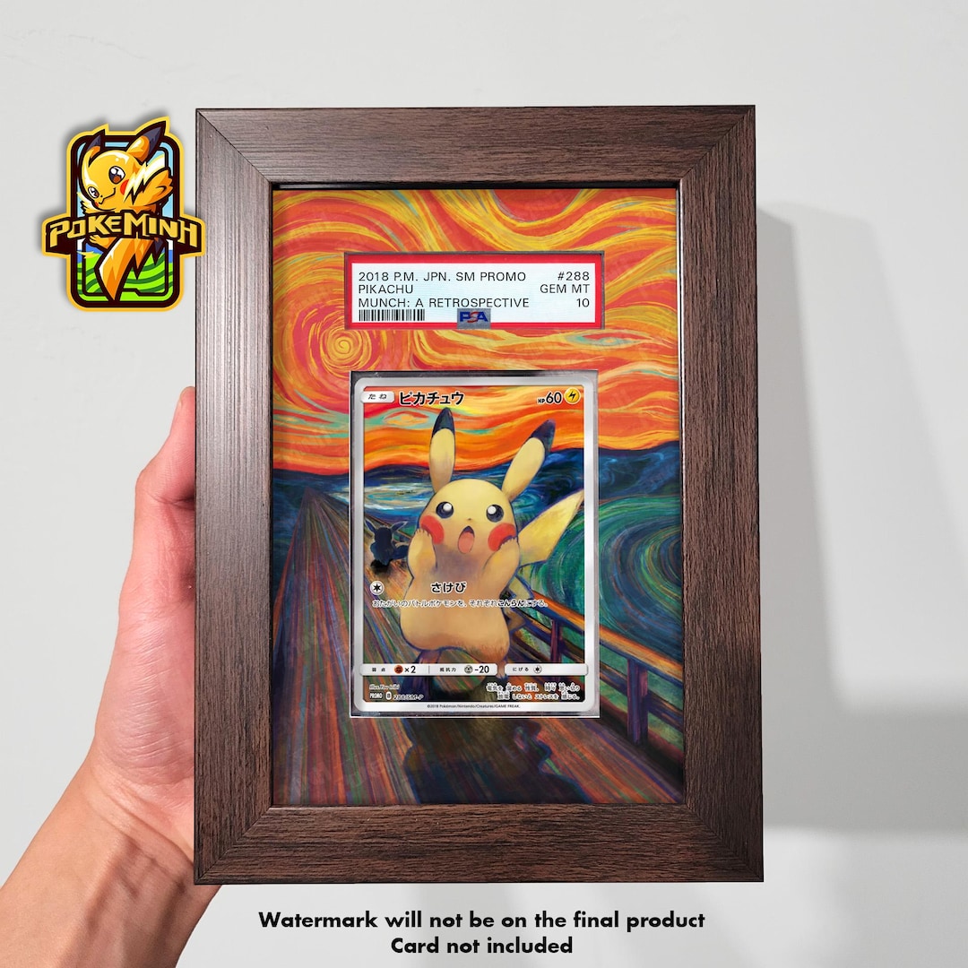 Pikachu Scream Promo 288 SM-P Custom Pokemon Frame - Etsy