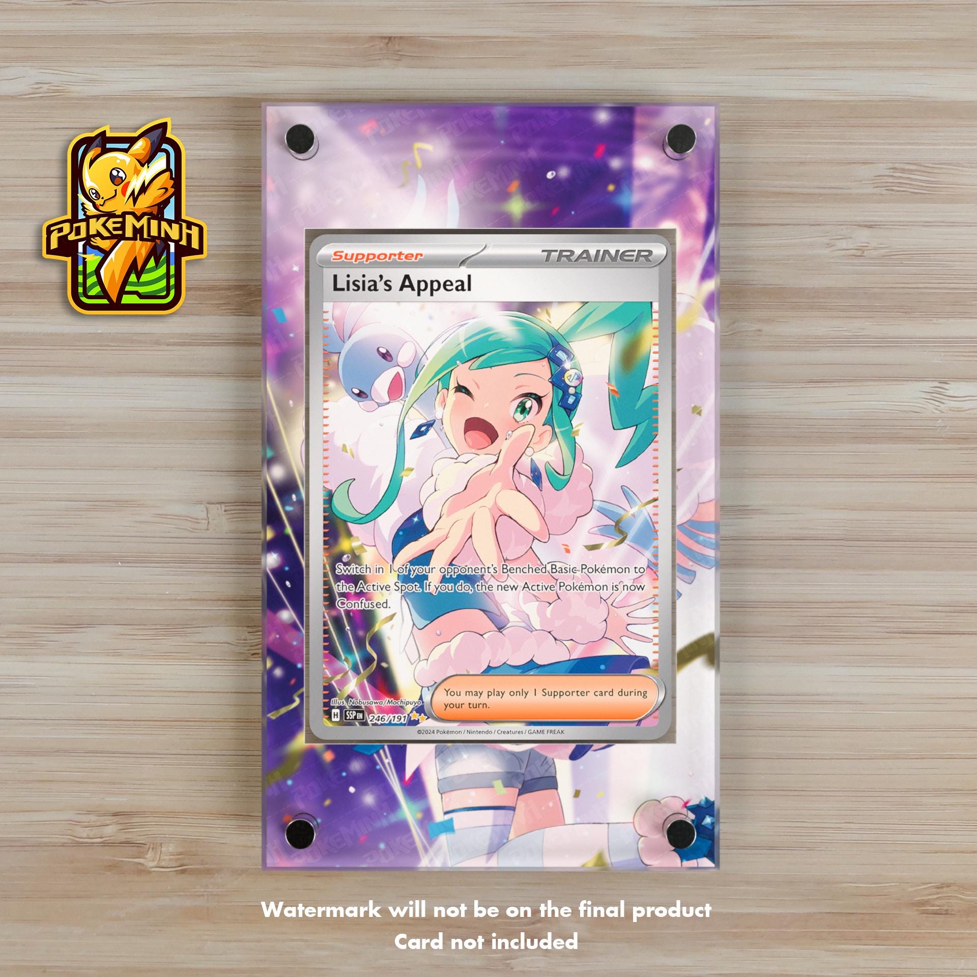 lisia's appeal pokemon card - 179/191 - Surging Sparks Commemorate your favorite tabletop game with this Lisias Appeal 2024 Pokemon Surging Sparks Special Illustration Rare #246 PSA Authenticated 10 Card Exclusive Lisia's Appeal to Release