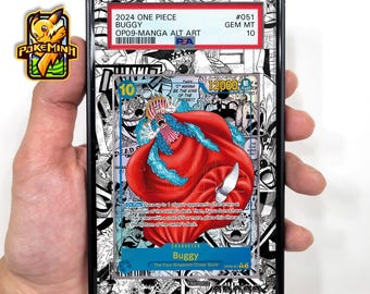 Buggy OP09-051 Manga Custom One Piece Graded Display Case
