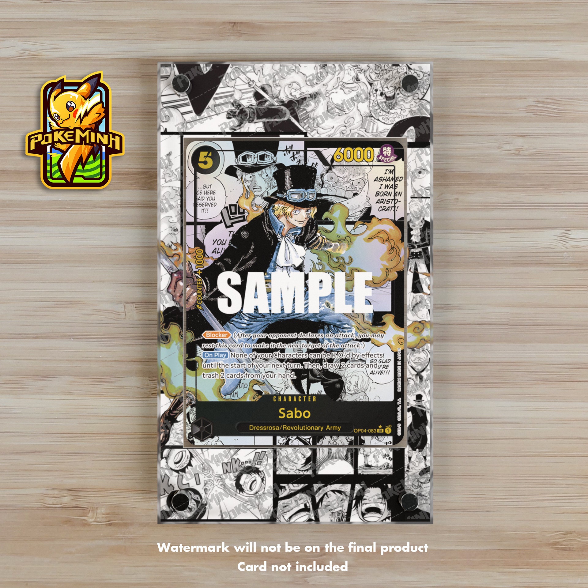 Sabo Manga Custom One Piece Display Case - Etsy