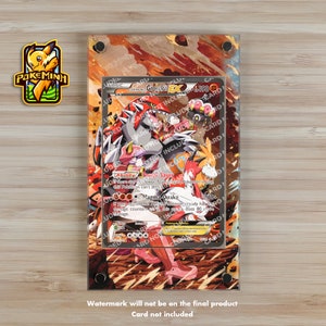 Vitrine Pokemon personnalisée Groudon EX