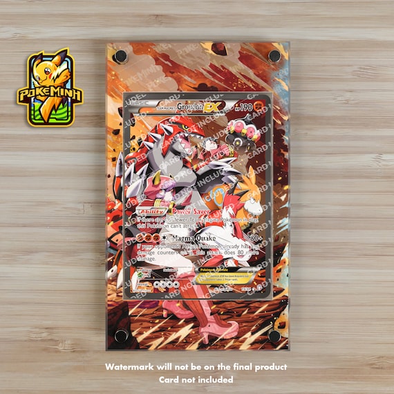 グラードンEXカスタムポケモンディスプレイケース - Etsy 日本