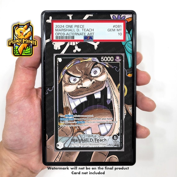 Marshall D. Teach OP09-081 Leader Alternate Art Custom One Piece