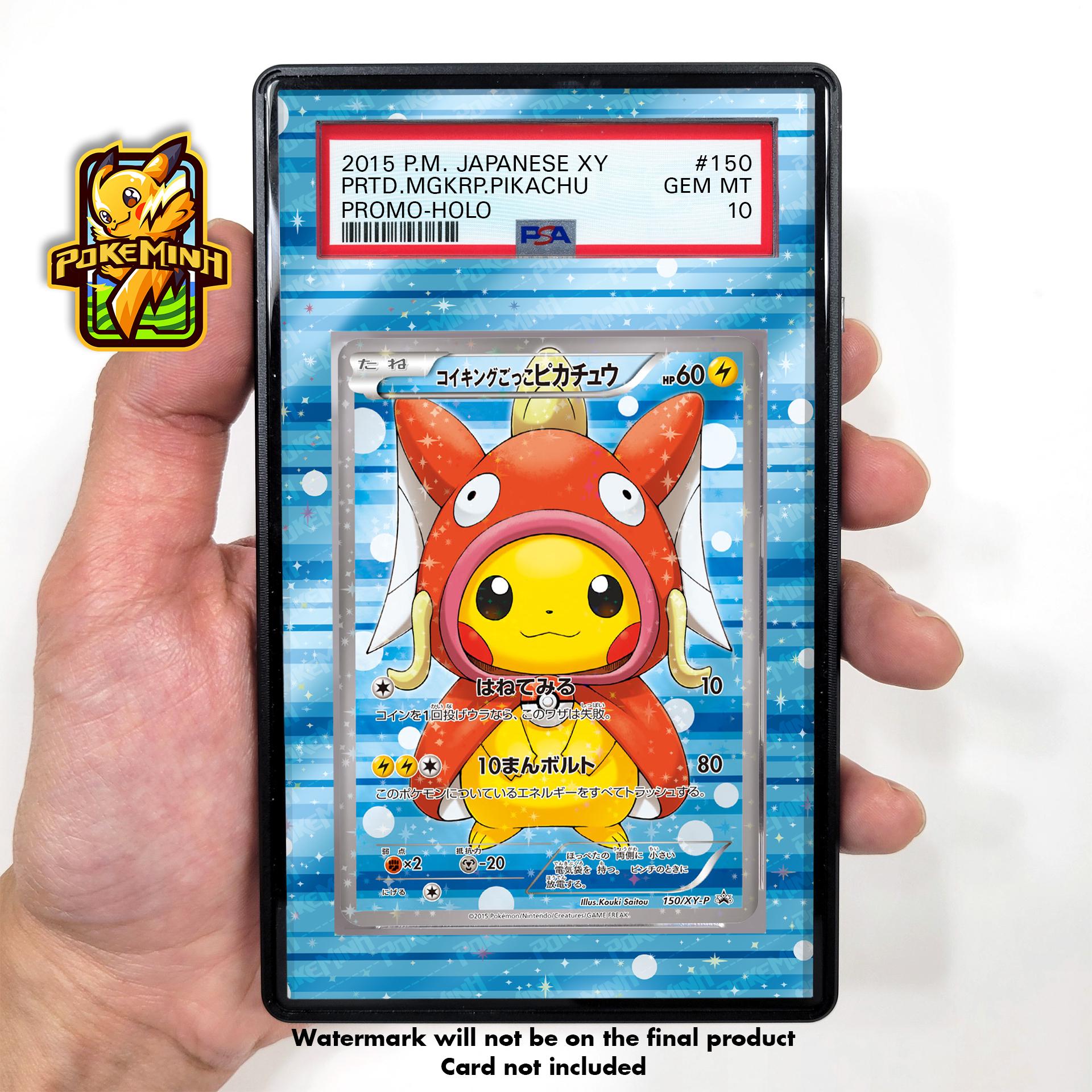 Poncho Pikachu Display - Etsy