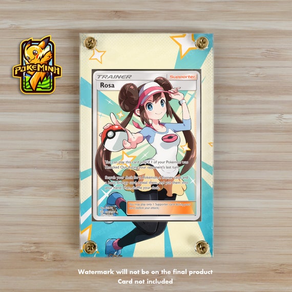Rosa Full Art Trainer Custom Pokemon Display Case - Etsy Rosa Full Art Trainer Custom Pokemon Display Case - Etsy