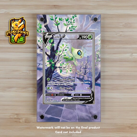 celebi v pokemon card Celebi V Alternate Art Custom Pokemon Display Case