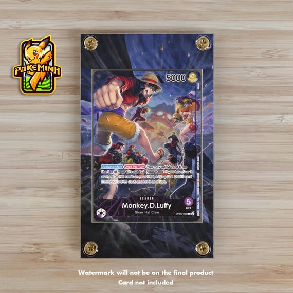 Monkey D. Luffy Magazine Exclusive Promo Custom One Piece Display 
