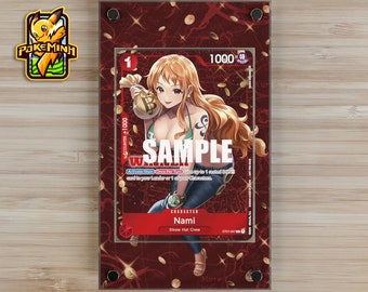 Nami Winner Promo Custom One Piece Display Case
