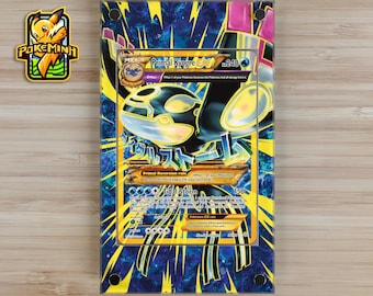 Mega Kyogre EX Shiny Custom Pokemon Display Case