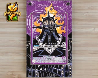 King OP01-091 Leader Alternate Art Custom One Piece Display Case