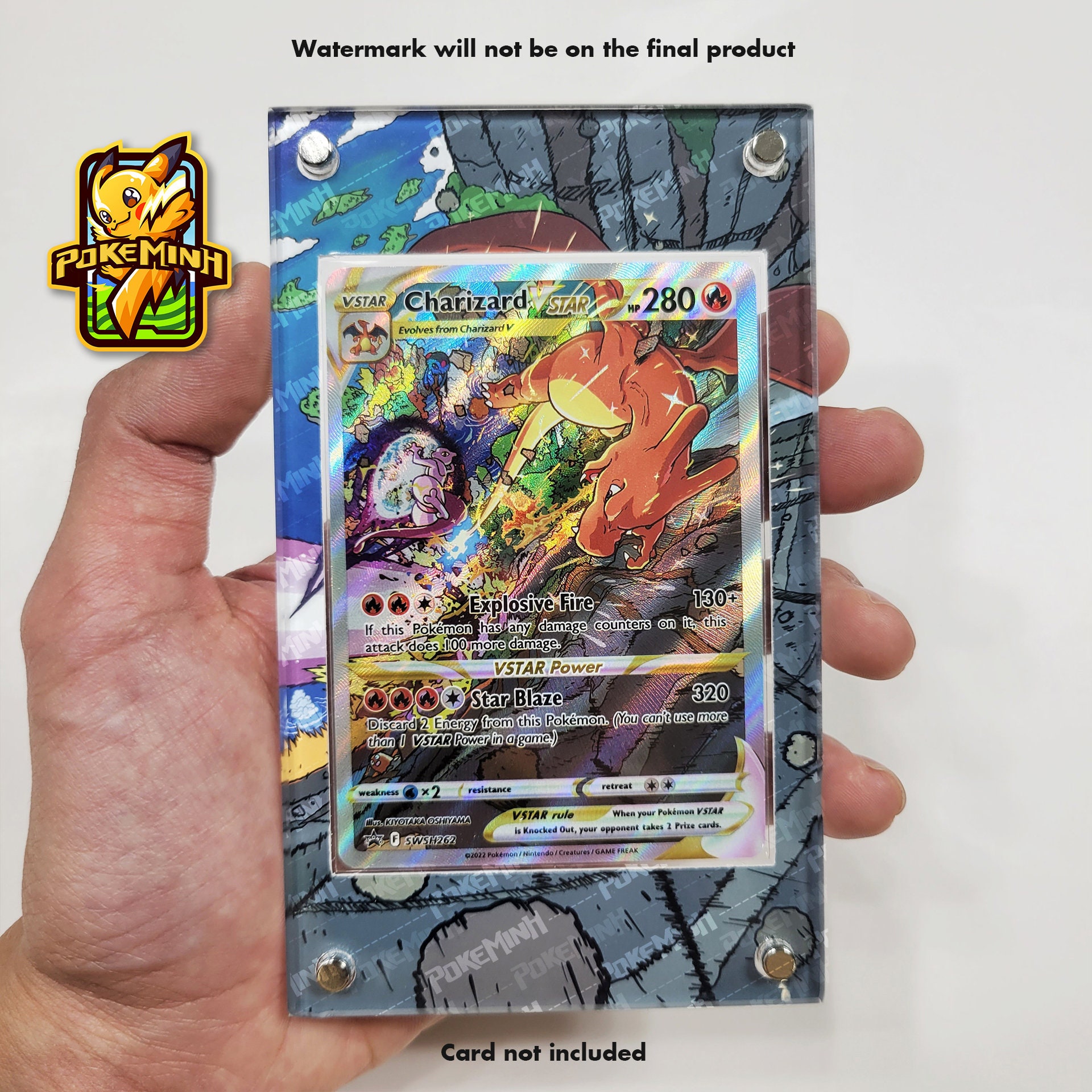 Charizard VSTAR Alternate Art UPC Promo Custom Pokemon Case - Etsy