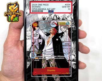 Vitrina personalizada Shanks OP09-004 Manga One Piece con clasificación
