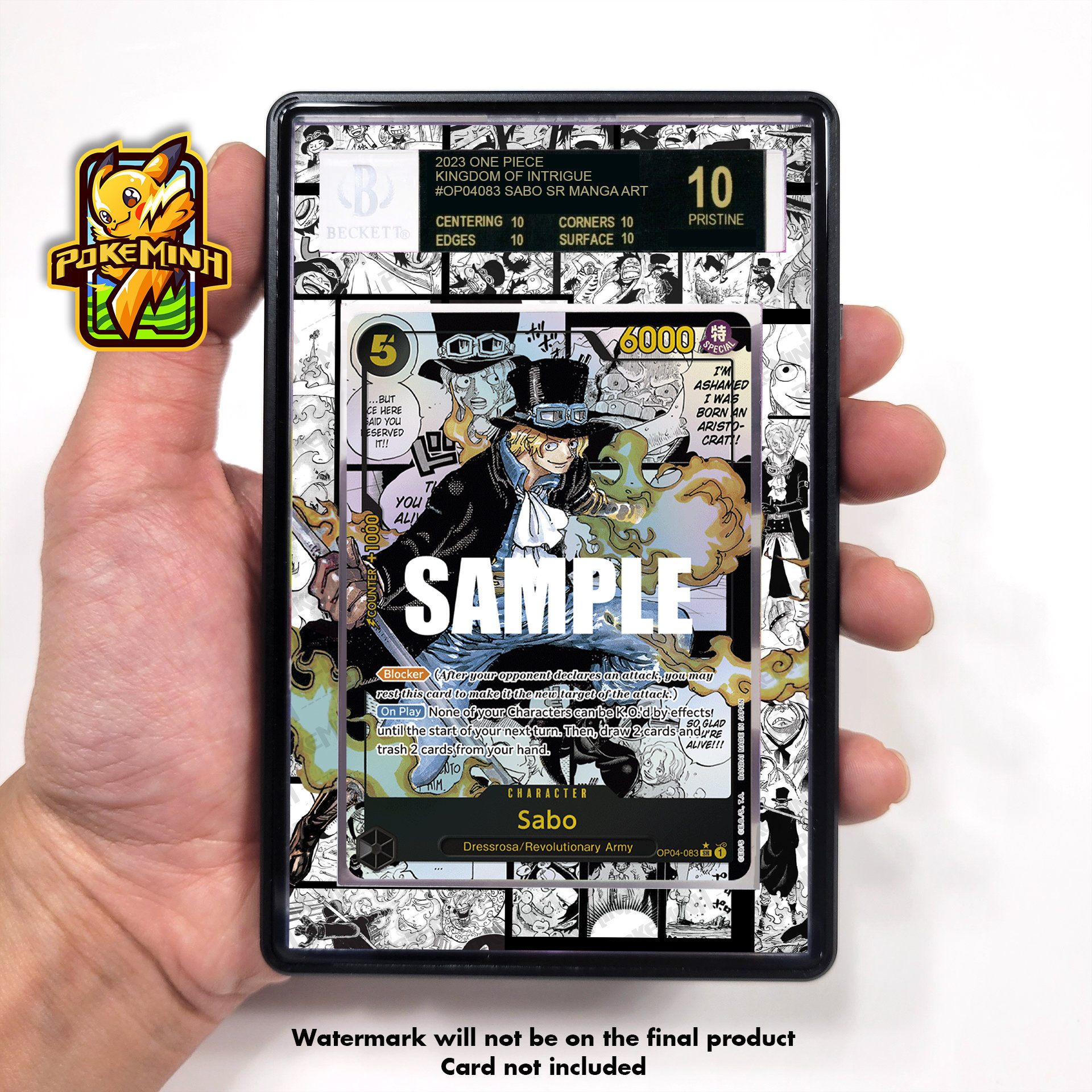 Sabo OP13-120 Manga Custom One Piece Graded Display Case - Etsy