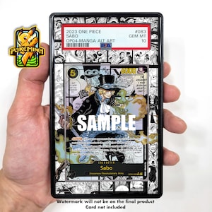 Vitrine graduée personnalisée en une pièce Sabo Manga