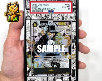 Sabo Manga Custom One Piece PSA BGS CGC Display Case