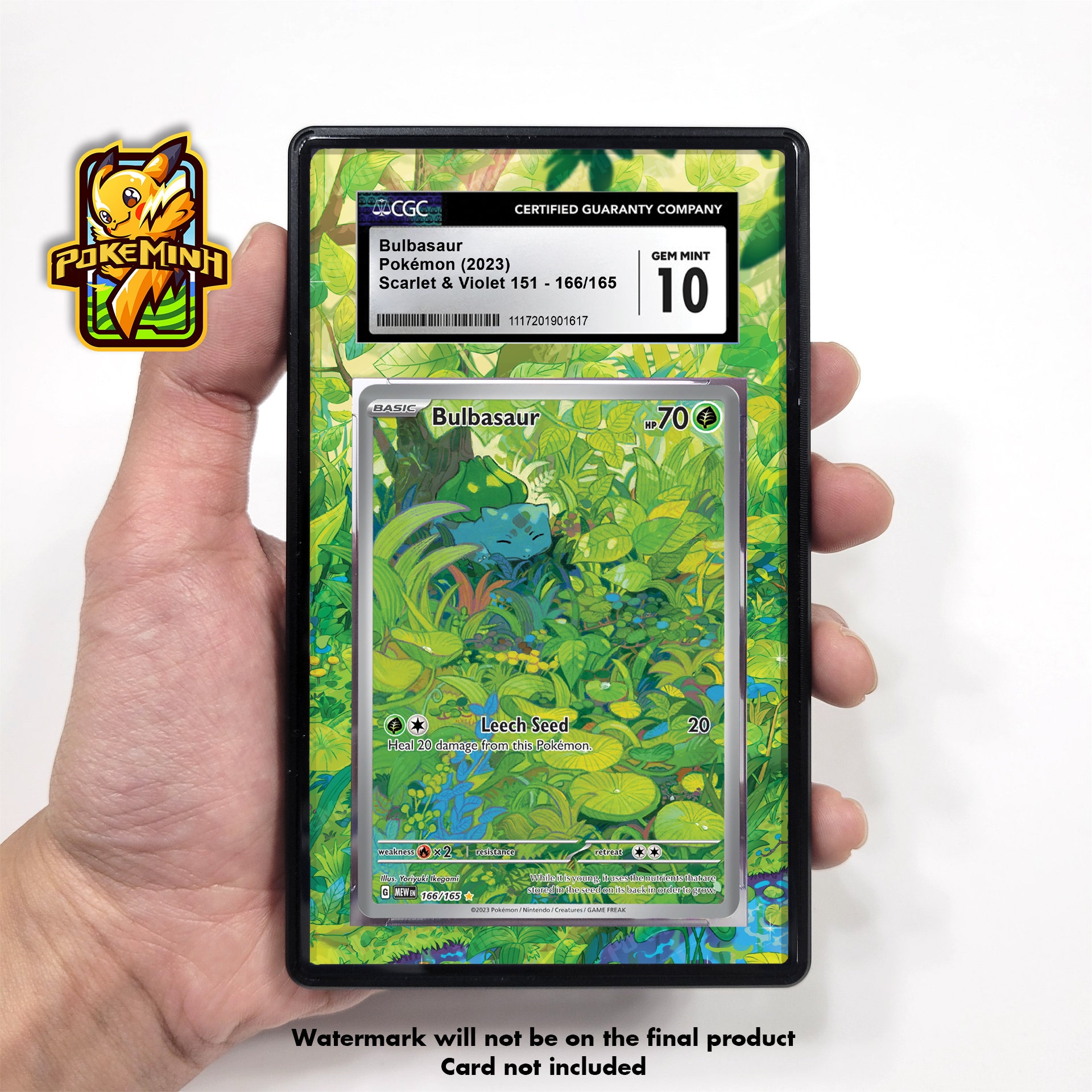 Bulbasaur 151 AR Custom Pokemon Graded Display Case - Etsy