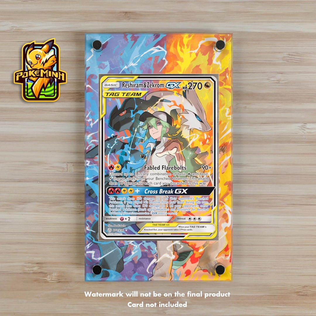 【ARS 9、10】BWR set　（ZEKROM、RESHIRAM） ARS 10-9 Zekrom Reshiram 174/086 ex BWR Holo sv11B sv11W