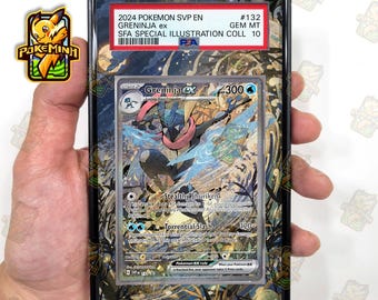 ゲッコウガEX SAR プロモ カスタム ポケモン グレード付きディスプレイ