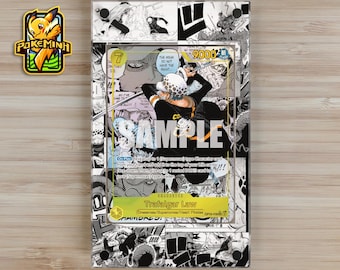 Présentoir une pièce personnalisé Manga de Trafalgar Law