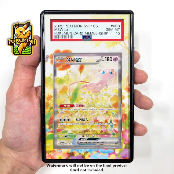pokemon promo card mew Mew Pokemon Southern Islands Promo Holo #1 PSA 7 main image 1
