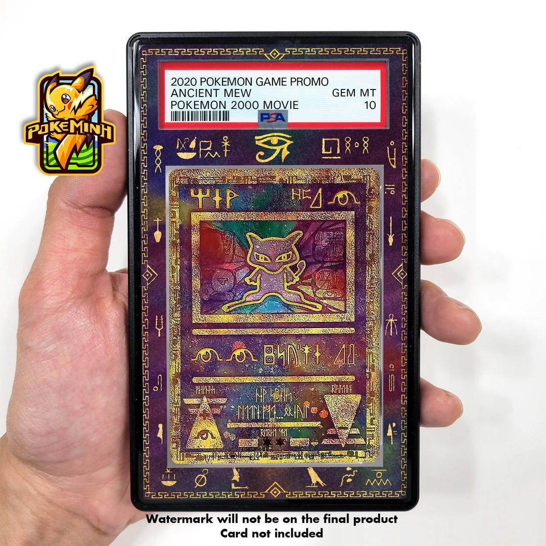 Ancient Mew Custom Pokemon Graded Display Case - Etsy